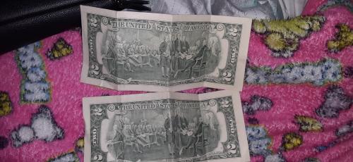 Tengo 2 billetes de 2 de el 1776 pa la venta - Imagen 2