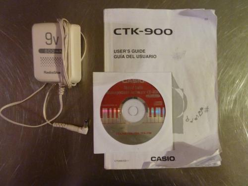 Keyboard Casio CTK900 Includes adapter man - Imagen 2